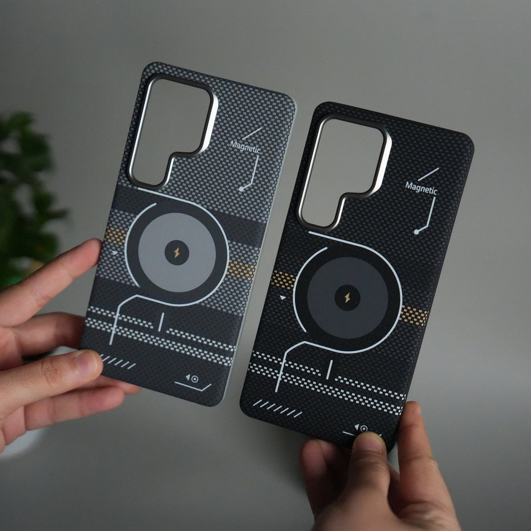 Galaxy S24 Ultra Detachable Back Panel MagSafe Case | 2-in-1 Hybrid Cover with Replaceable Design | PowerMag