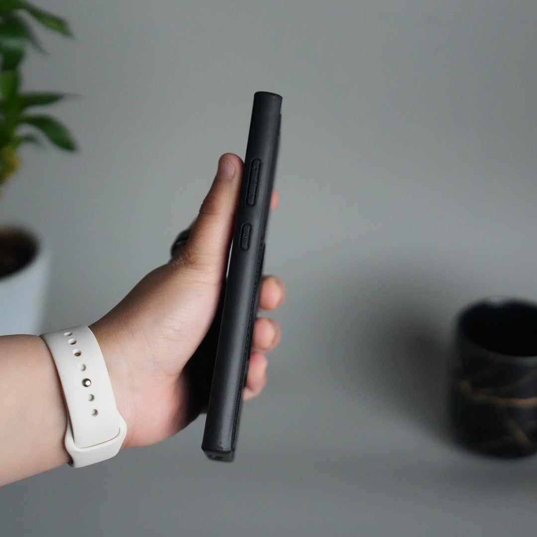 Galaxy S24 Ultra Leather Case | Luxury Metal Ring Stand Back Cover | Shockproof Protective Case