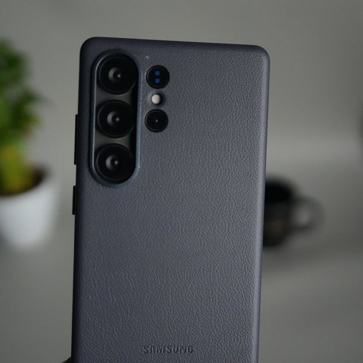 Galaxy S25 Ultra MagSafe PU Leather Back Cover | Premium PU Leather | Slim & Elegant Hard Case