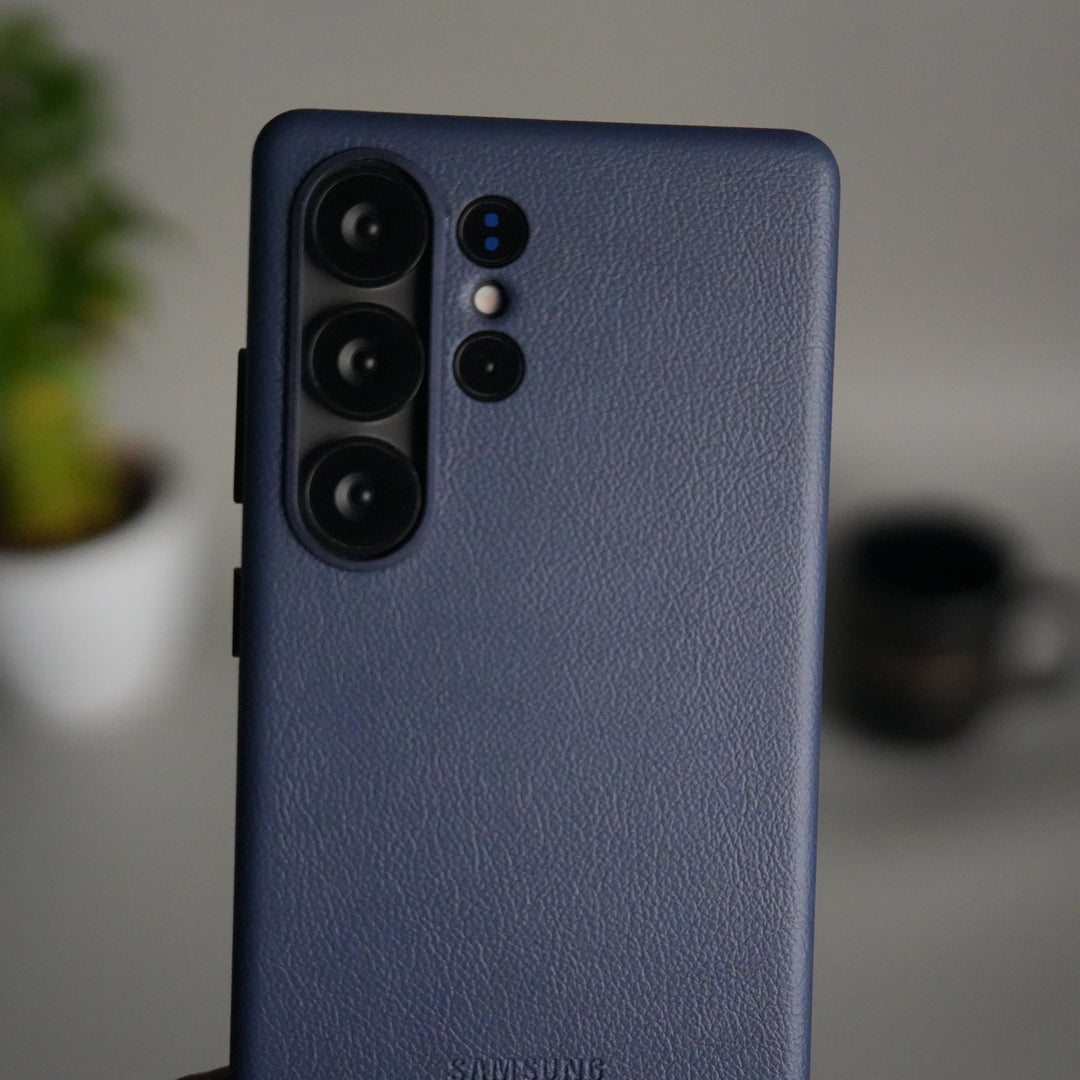 Galaxy S25 Ultra MagSafe PU Leather Back Cover | Premium PU Leather | Slim & Elegant Hard Case