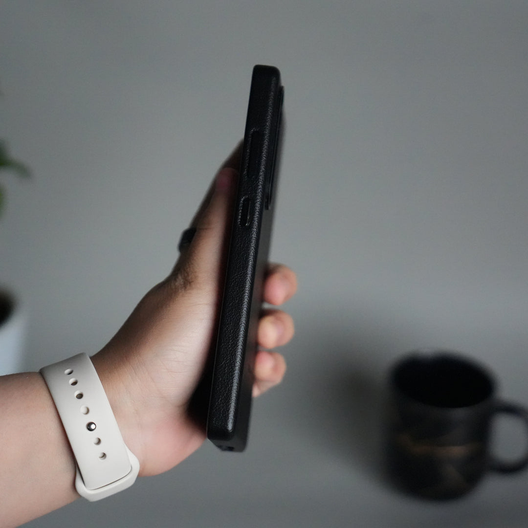 Galaxy S25 Ultra MagSafe PU Leather Back Cover | Premium PU Leather | Slim & Elegant Hard Case