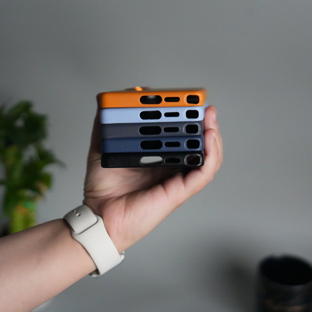 Galaxy S25 Ultra MagSafe PU Leather Back Cover | Premium PU Leather | Slim & Elegant Hard Case