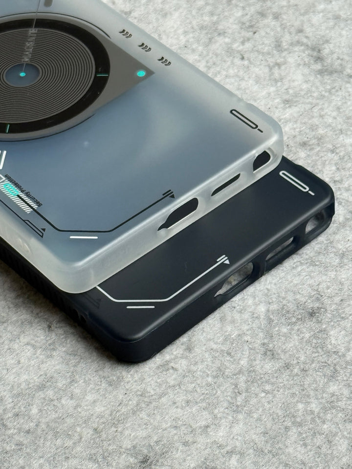 Galaxy S25 Ultra Magsafe Matte Futuristic Design Magnetic MagSafe Charging Case