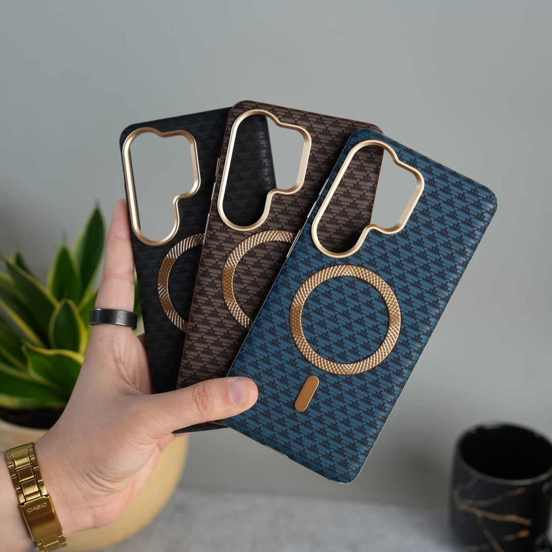 Galaxy S26 Ultra Elite Leather-Texture Case Cover