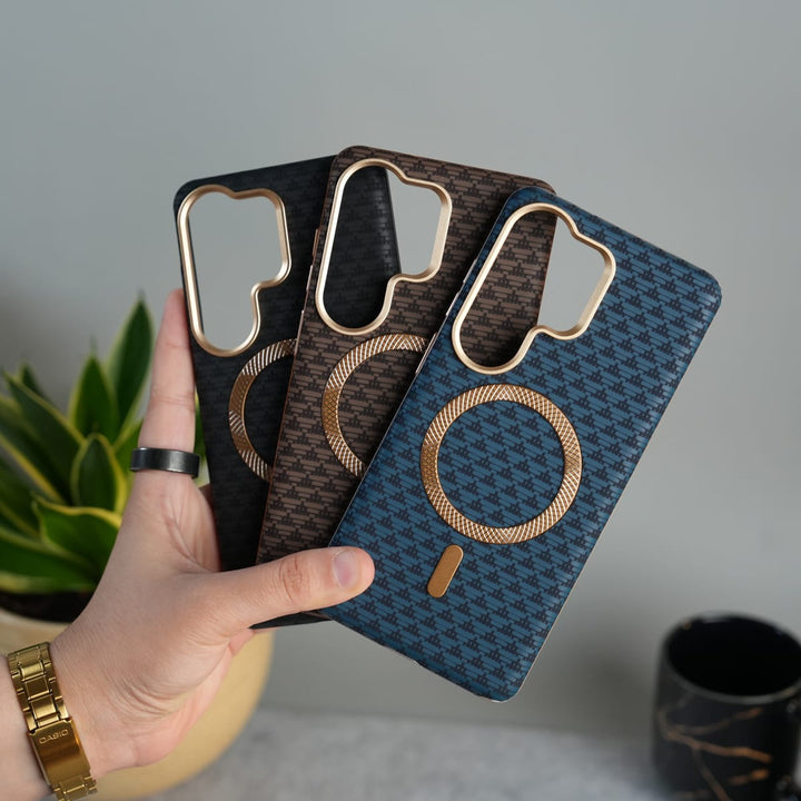 Galaxy S26 Ultra Elite Leather-Texture Case Cover