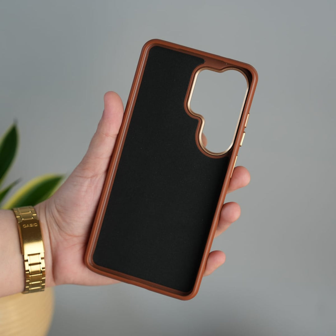 Galaxy S26 Ultra Elite Leather-Texture Case Cover