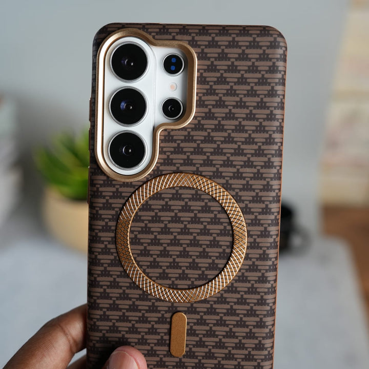 Galaxy S26 Ultra Elite Leather-Texture Case Cover