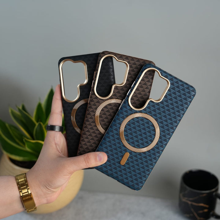 Galaxy S26 Ultra Elite Leather-Texture Case Cover