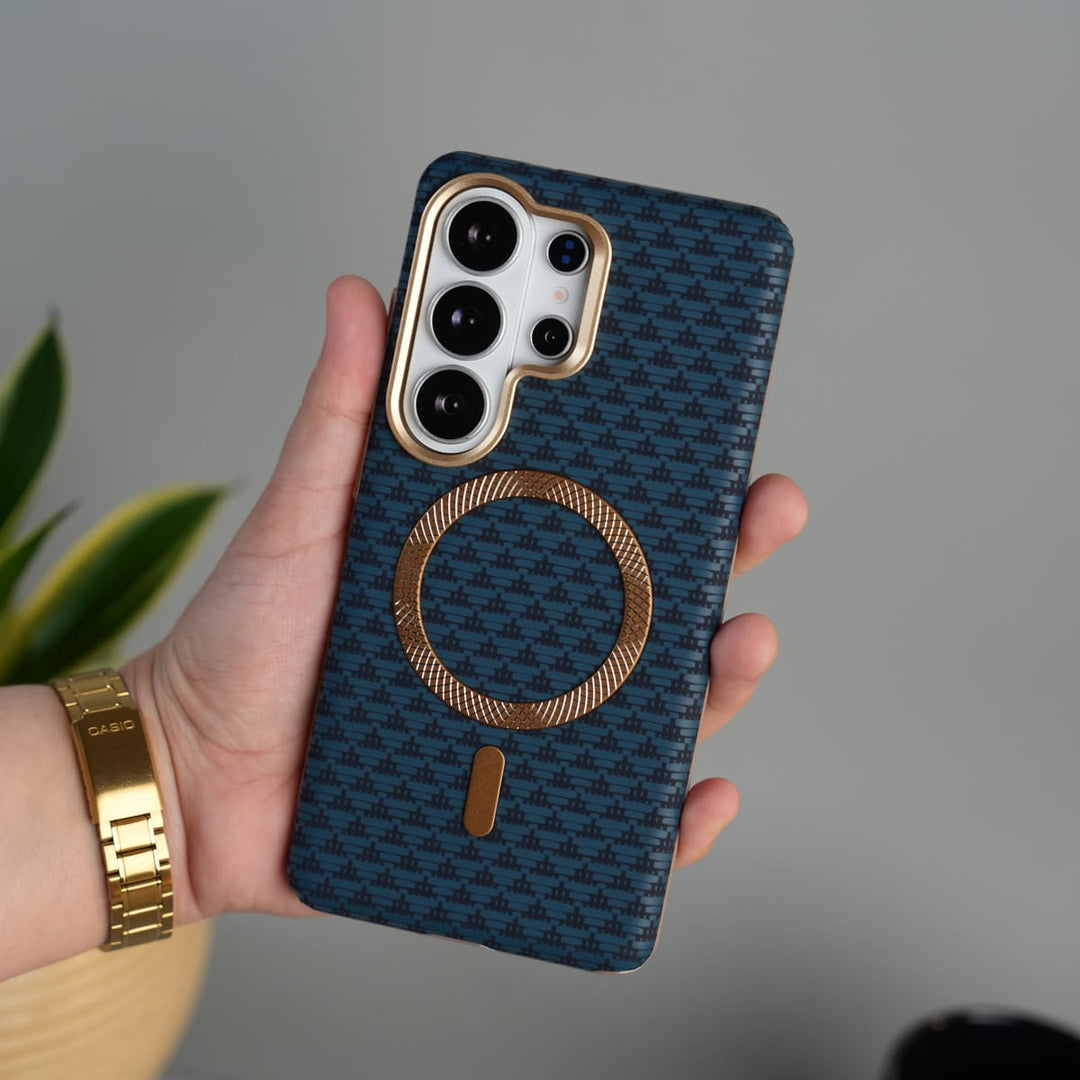 Galaxy S26 Ultra Elite Leather-Texture Case Cover 3