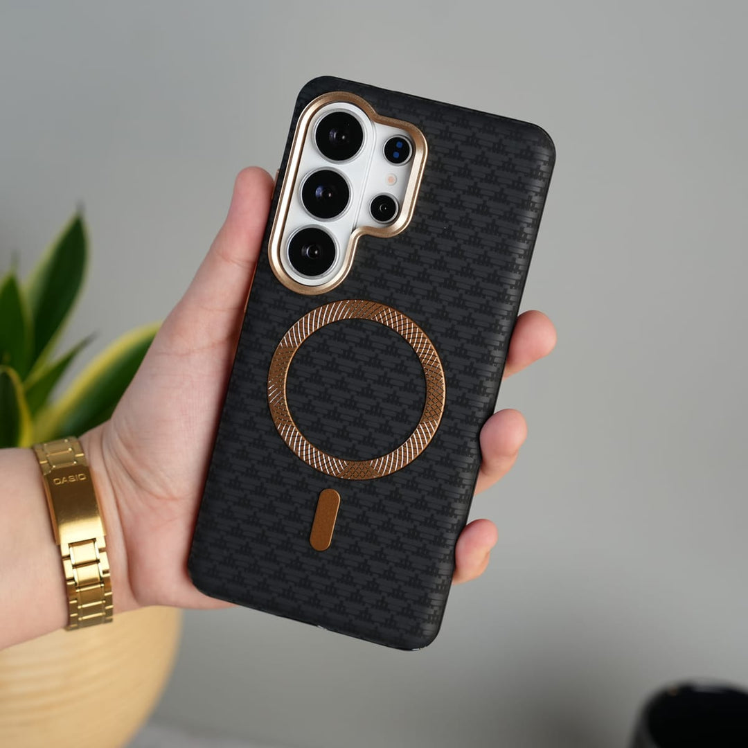 Galaxy S26 Ultra Elite Leather-Texture Case Cover