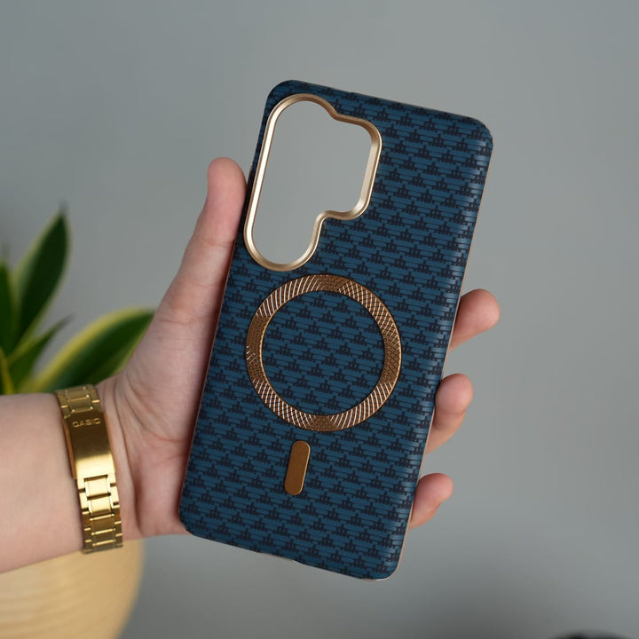 Galaxy S26 Ultra Elite Leather-Texture Case Cover 