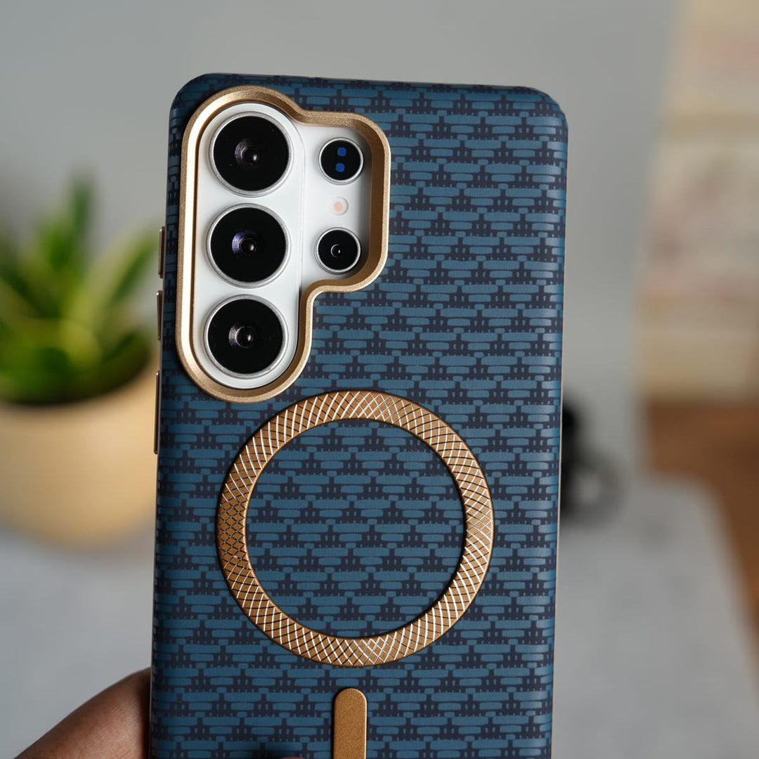 Galaxy S26 Ultra Elite Leather-Texture Case Cover 