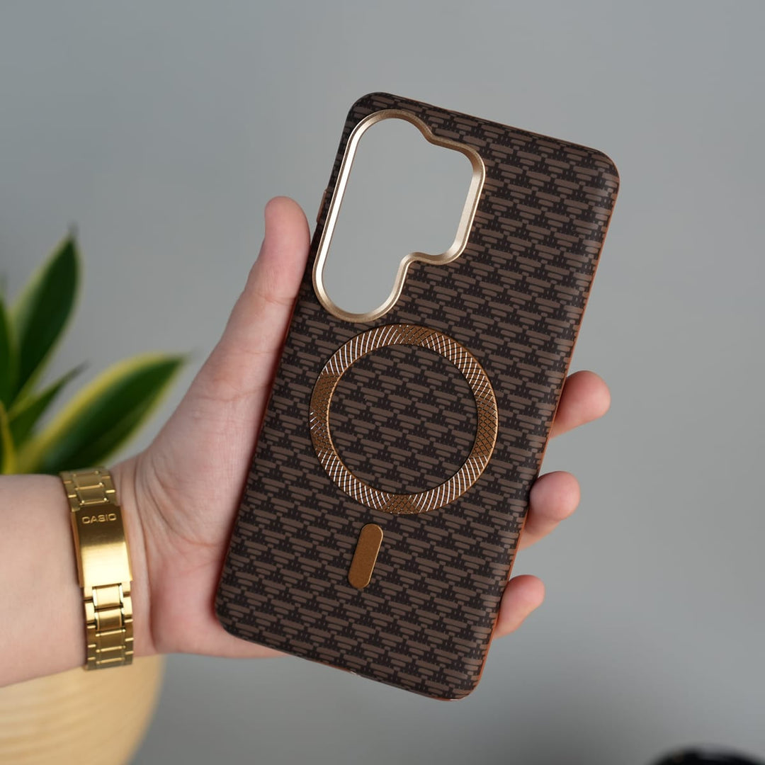 Galaxy S26 Ultra Elite Leather-Texture Case Cover