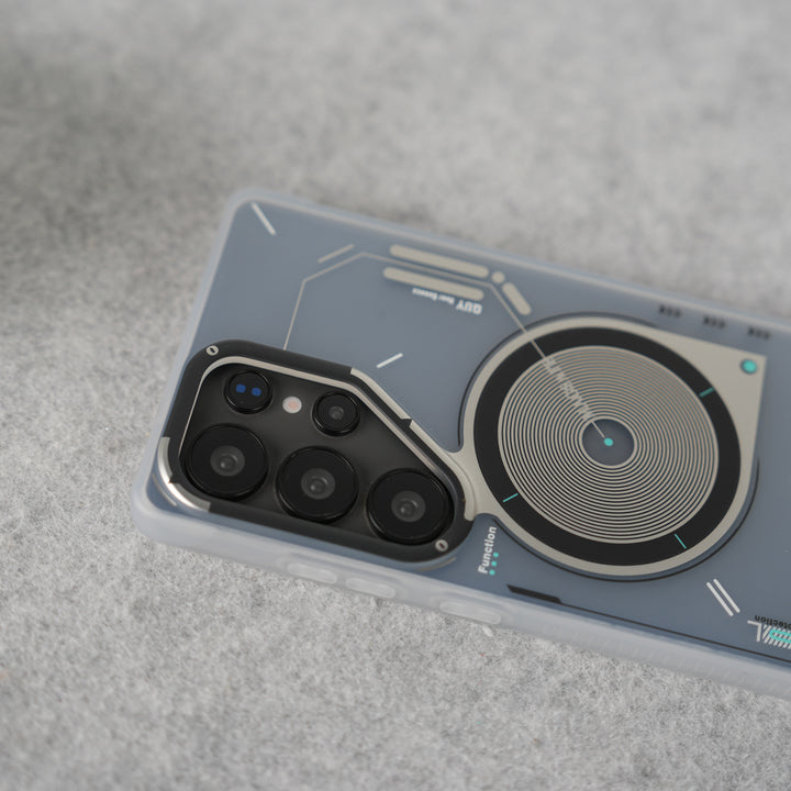 Galaxy Ultra Series Matte Futuristic Design Magnetic MagSafe Charging Case