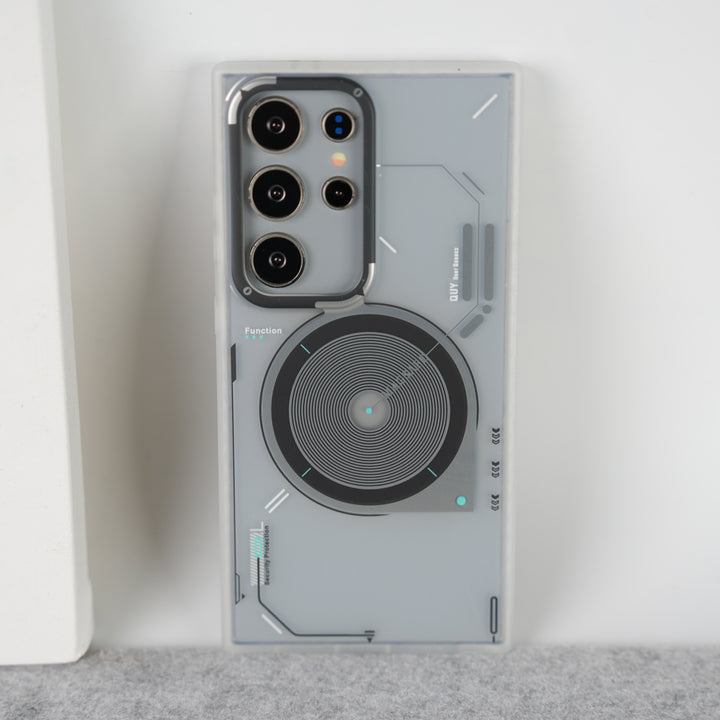 Galaxy Ultra Series Matte Futuristic Design Magnetic MagSafe Charging Case