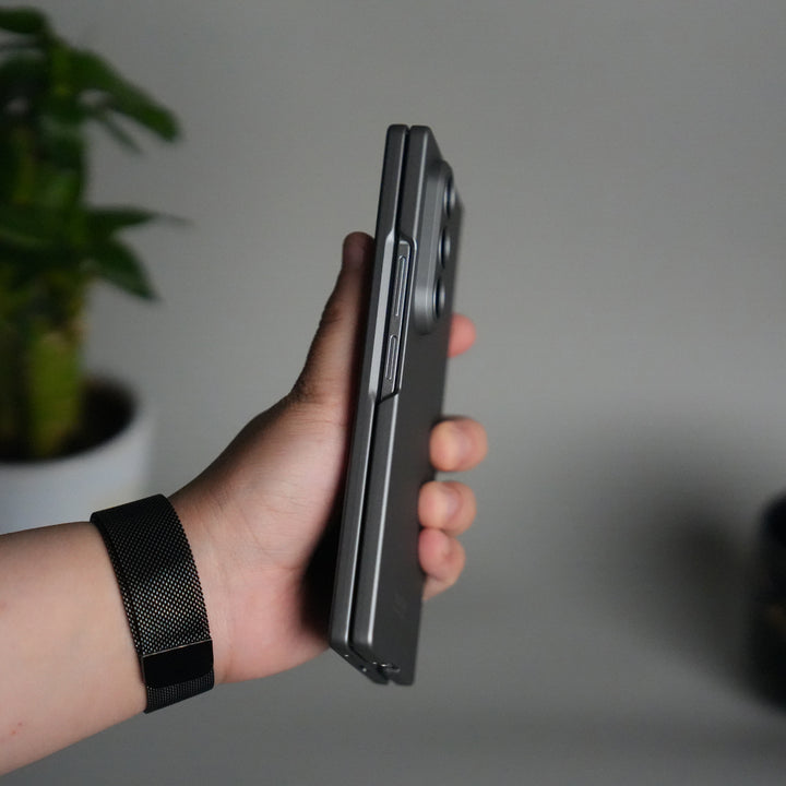 Galaxy Z Fold 7 Matte Hard Case with Front Glass Cover | Slim Shockproof Fold Care Edition