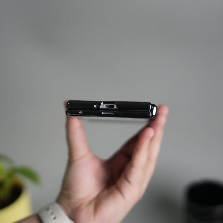 Galaxy Z Fold 7 Premium Dotted Design Slim Case Hinge Protection (Front + Back Cover)