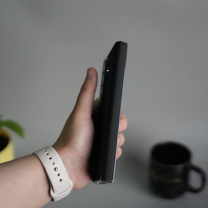 Galaxy Z Fold 7 Premium Dotted Design Slim Case Hinge Protection (Front + Back Cover)