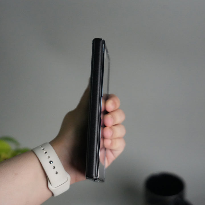 Galaxy Z Fold 7 Premium Fiber Design Slim Case Hinge Protection (Front + Back Cover)