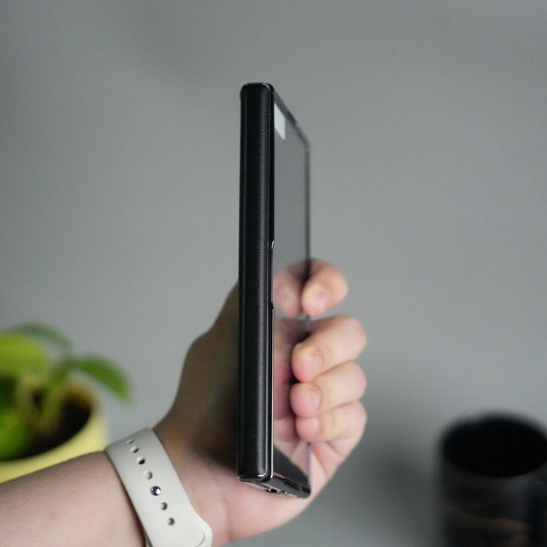 Galaxy Z Fold 7 Premium Fiber Design Slim Case Hinge Protection (Front + Back Cover)