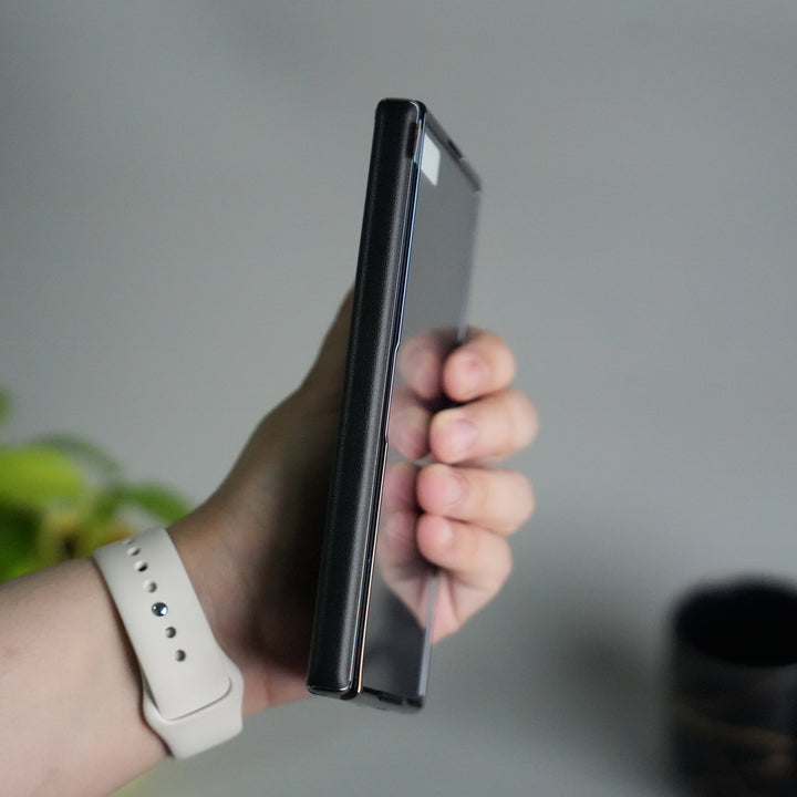 Galaxy Z Fold 7 Premium Fiber Stripe Design Slim Case Hinge Protection (Front + Back Cover)