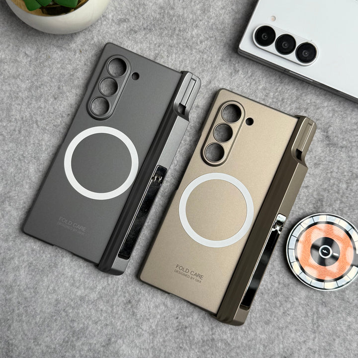 Samsung Galaxy Z Fold 6 GKK MagSafe Magnetic Hinge Front Glass Protective Cover