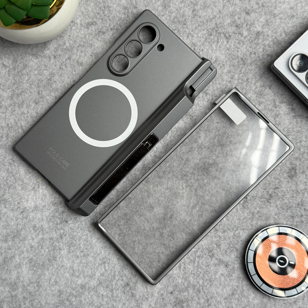 Samsung Galaxy Z Fold 6 GKK MagSafe Magnetic Hinge Front Glass Protective Cover