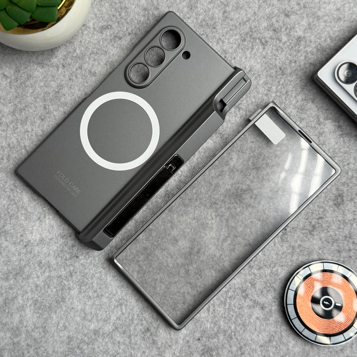 Samsung Galaxy Z Fold 6 GKK MagSafe Magnetic Hinge Front Glass Protective Cover