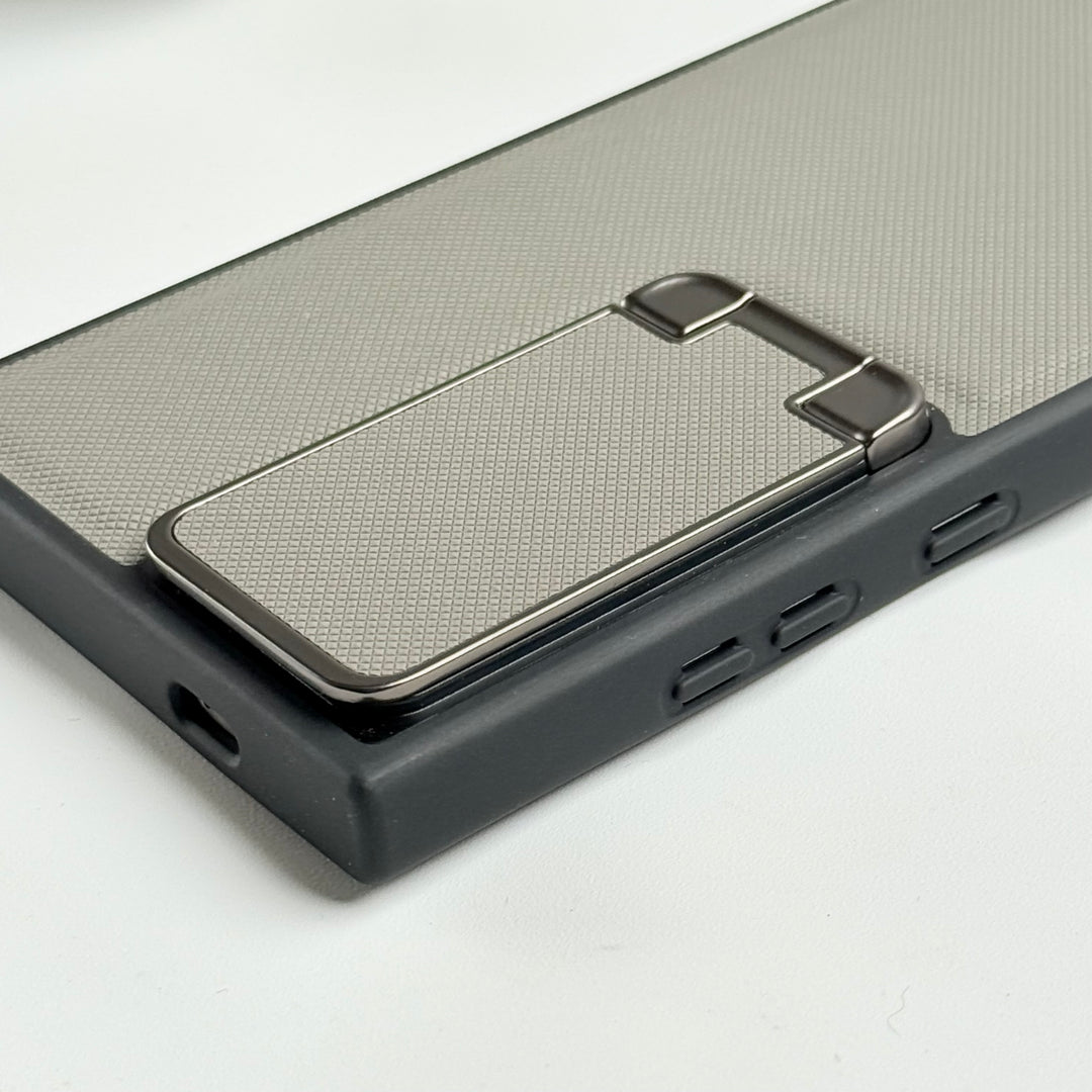 Samsung Galaxy S25 Ultra Metal Camera Cap Stand Case Cover