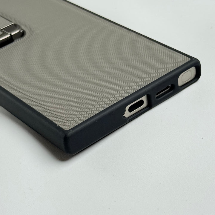 Samsung Galaxy S25 Ultra Metal Camera Cap Stand Case Cover
