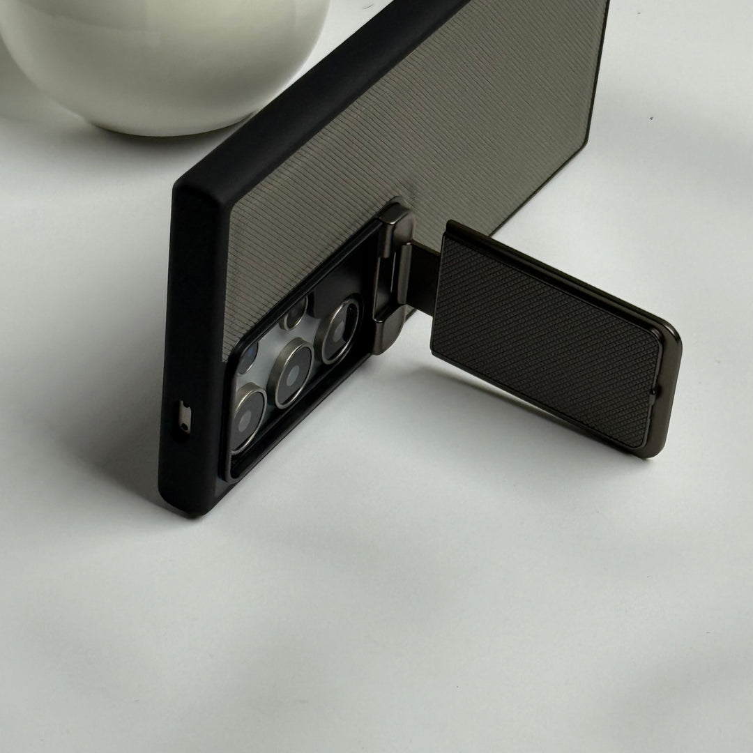 Samsung Galaxy S25 Ultra Metal Camera Cap Stand Case Cover