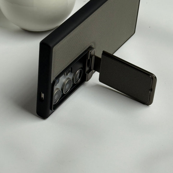 Samsung Galaxy S25 Ultra Metal Camera Cap Stand Case Cover