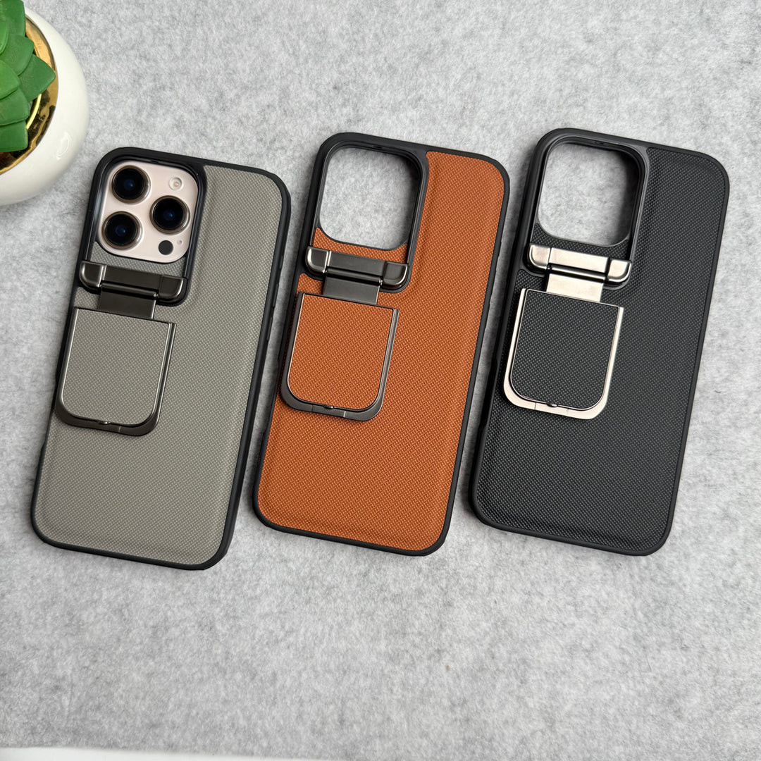 iPhone Series Metal Camera Cap Stand Case Cover