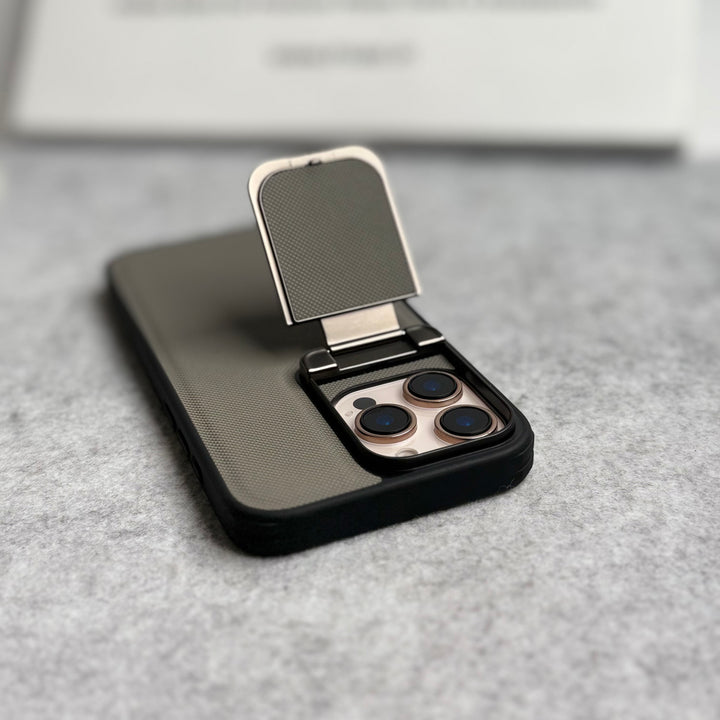 iPhone Series Metal Camera Cap Stand Case Cover