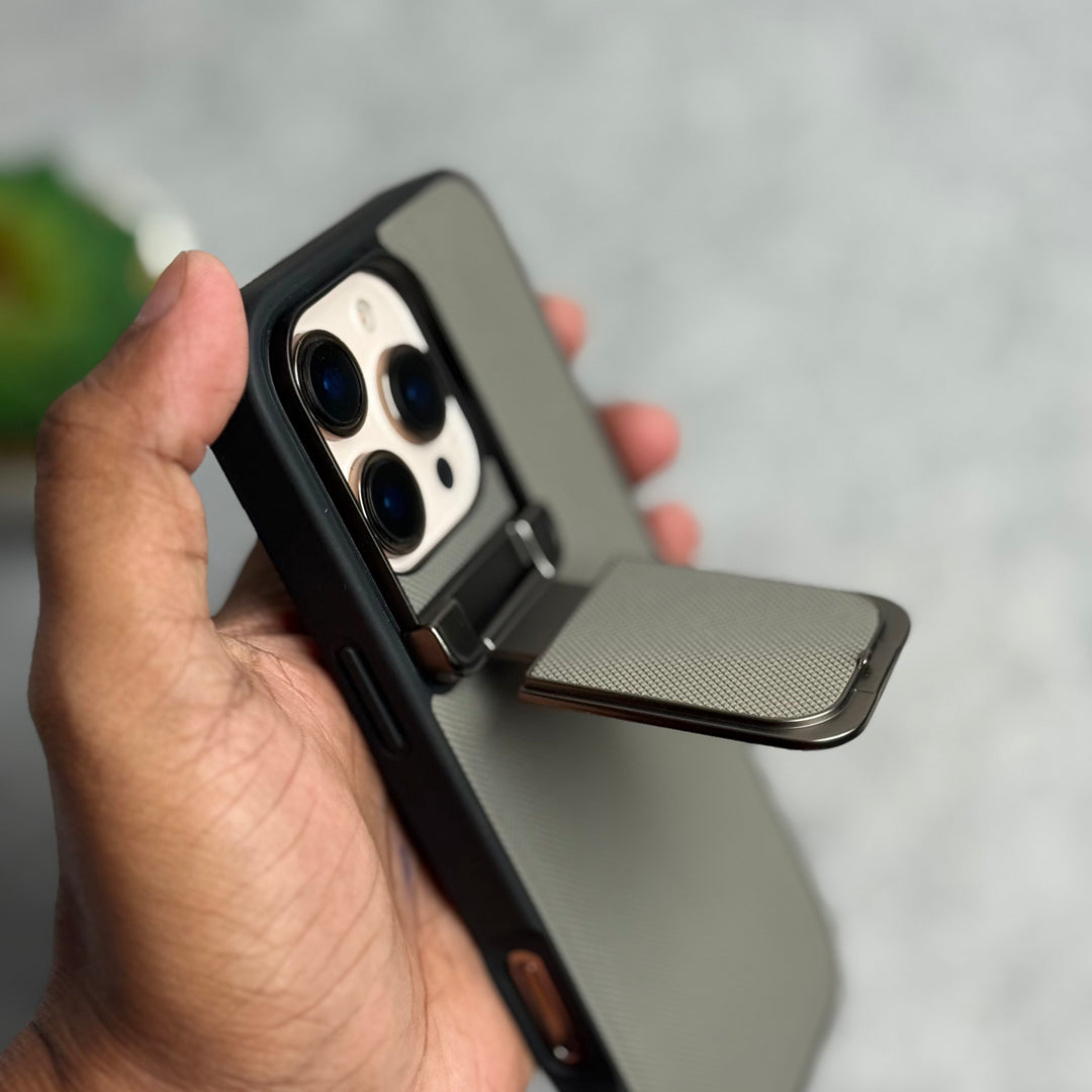 iPhone Series Metal Camera Cap Stand Case Cover