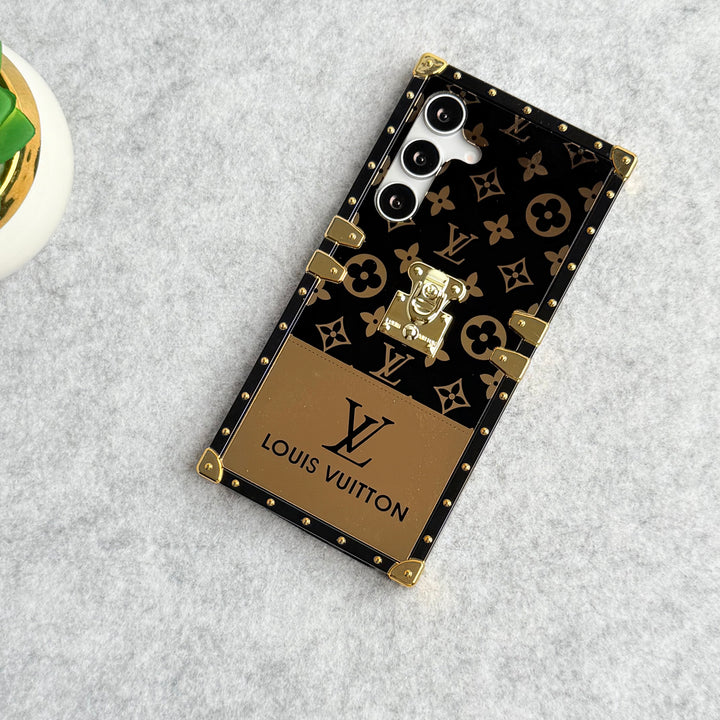 Samsung Galaxy S23 FE Luxury Brand Shiny Back Trunk Case Cover