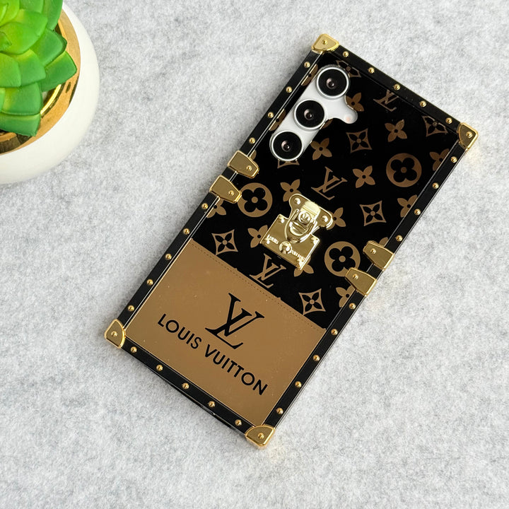 Samsung Galaxy S23 FE Luxury Brand Shiny Back Trunk Case Cover