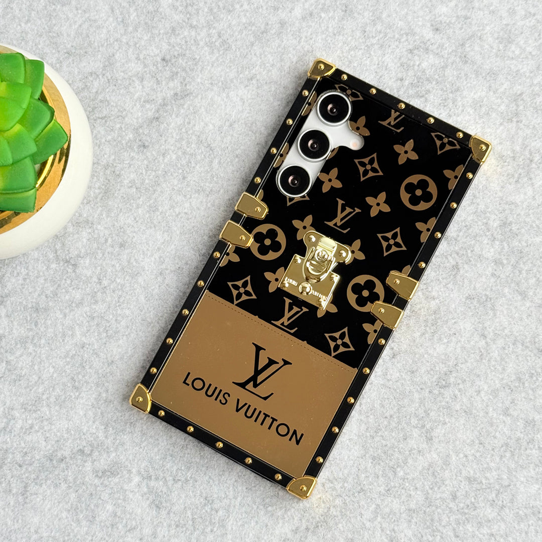 Samsung Galaxy S23 FE Luxury Brand Shiny Back Trunk Case Cover