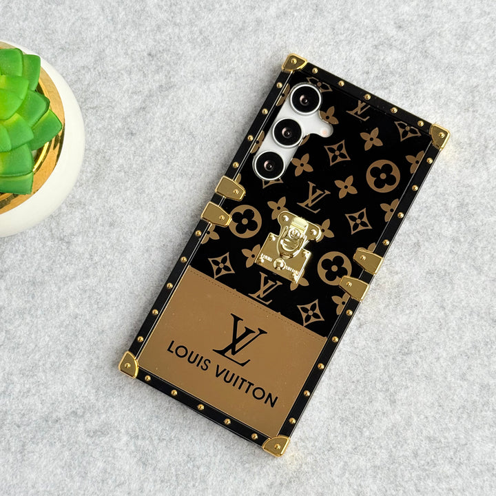 Samsung Galaxy S23 FE Luxury Brand Shiny Back Trunk Case Cover