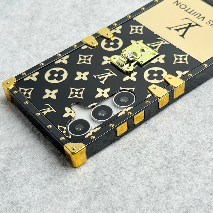 Samsung Galaxy S23 FE Luxury Brand Shiny Back Trunk Case Cover