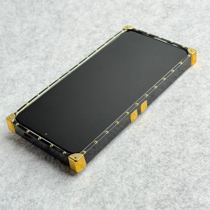 Samsung Galaxy S23 FE Luxury Brand Shiny Back Trunk Case Cover