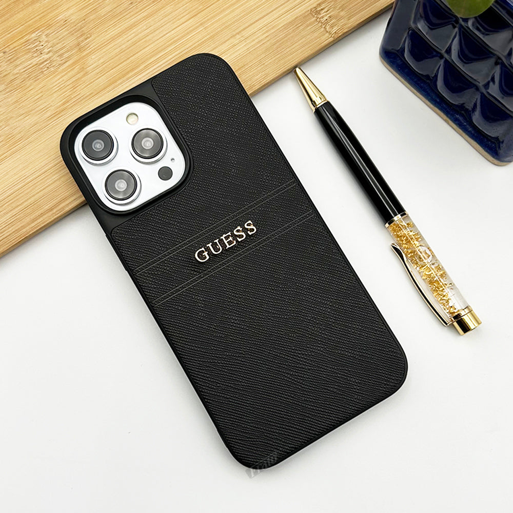 iPhone GS Logo leather Case Cover