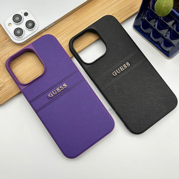 iPhone GS Logo leather Case Cover