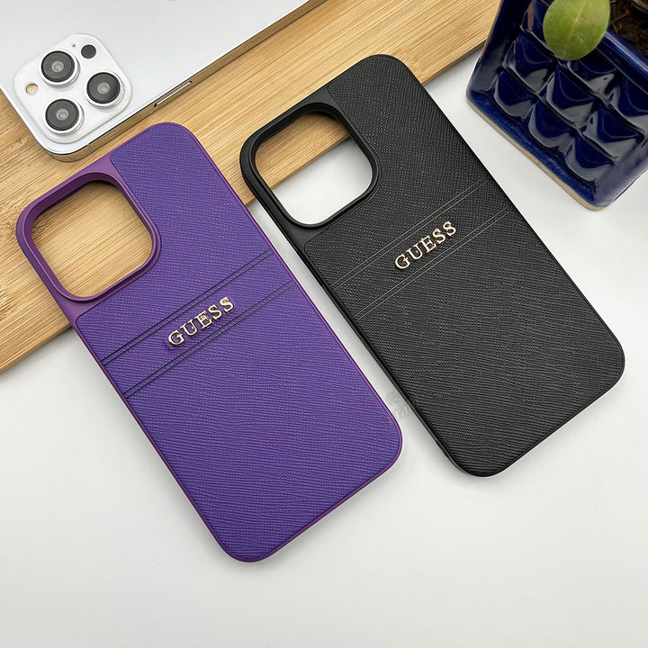 iPhone GS Logo leather Case Cover