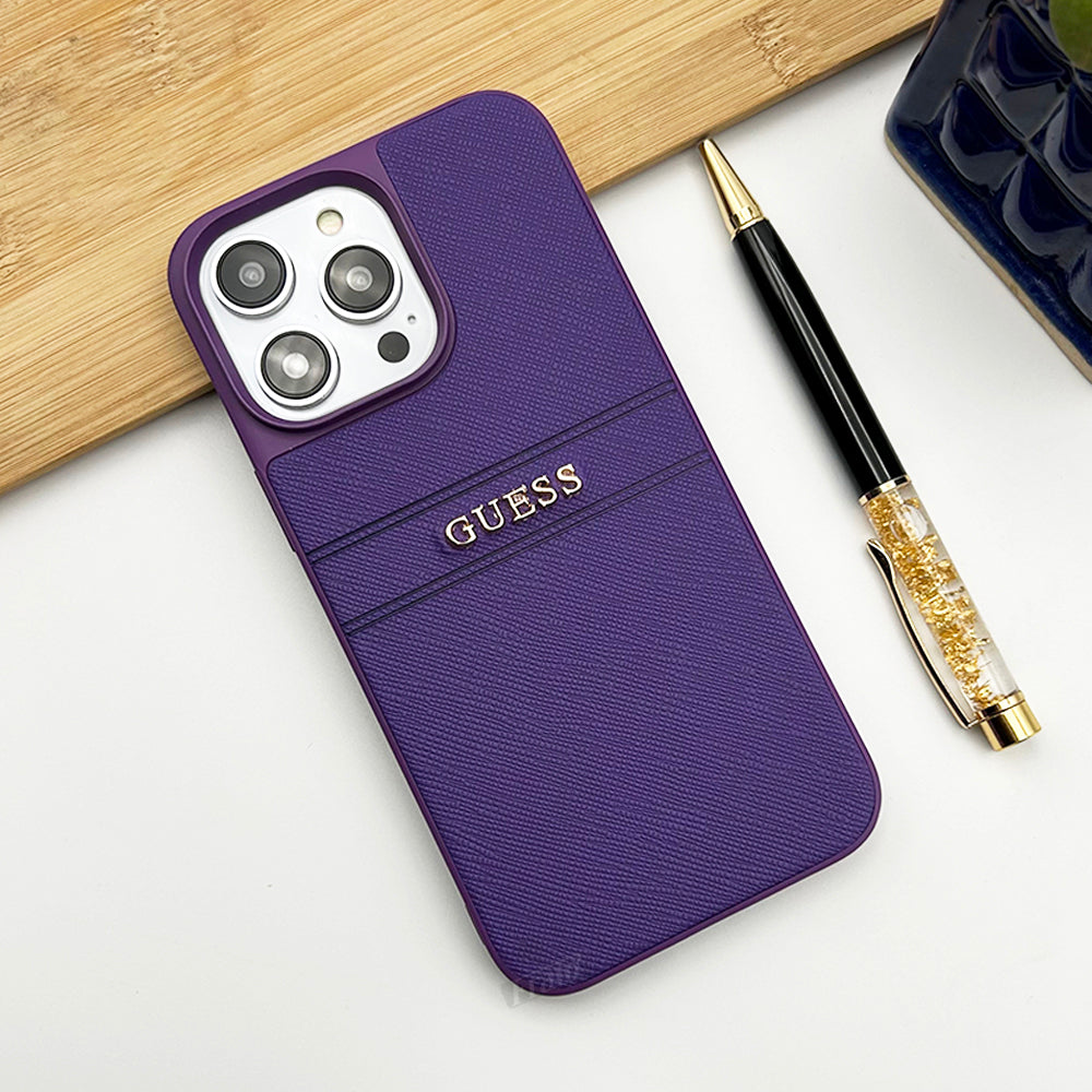 iPhone GS Logo leather Case Cover