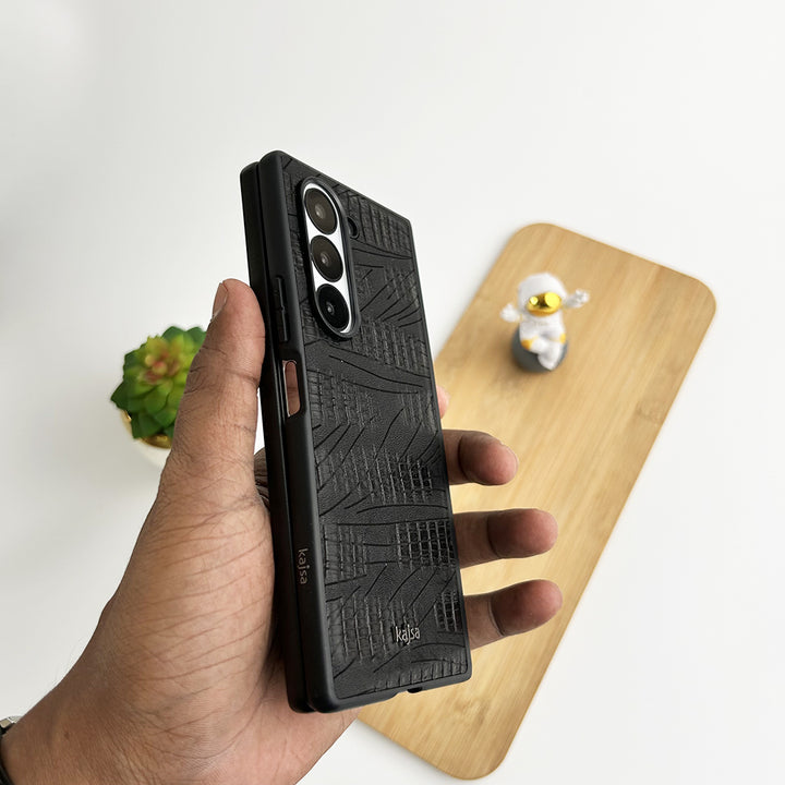 Samsung Galaxy Z Fold 6 Genuine Leather Dark Series GD1