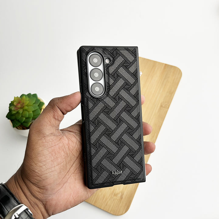 Samsung Galaxy Z Fold 6 Genuine Leather Dark Series GD4