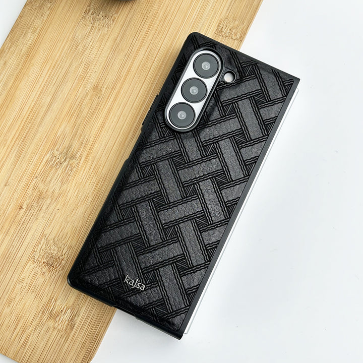 Samsung Galaxy Z Fold 6 Genuine Leather Dark Series GD4