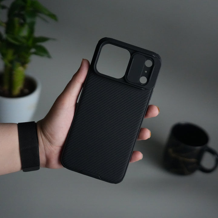 Nillkin iPhone 17 Pro Camera Shutter Case | Slim Shockproof Privacy Cover with Lens Protection