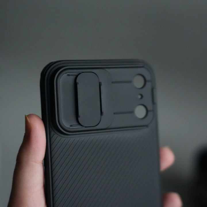 Nillkin iPhone 17 Pro Camera Shutter Case | Slim Shockproof Privacy Cover with Lens Protection
